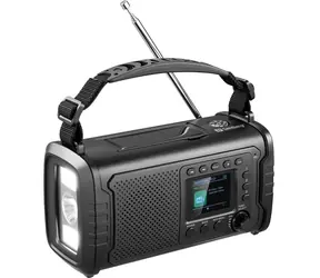 Sandberg Survivor DAB Radio All-in-1 20000 černá / Outdoorová powerbanka / 20 000 mAh / DAB+/FM rádio / BT 5.3 / IP53