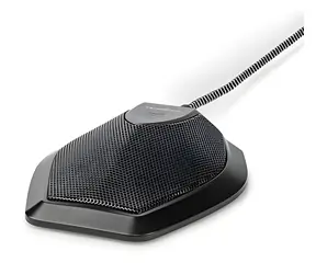 Nedis USB mikrofon / Stolní mikrofon / 360° snímání hlasu / Dotykové ztlumení / USB / Vypínač