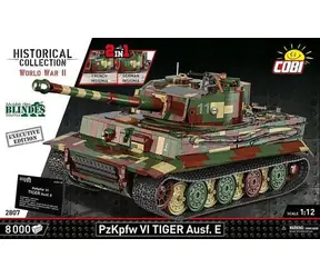 COBI 2807 Panzerkampfwagen VI Tiger Ausf. E / Stavebnice / Executive Edition / II WW / 8000 dílů / od 12 let