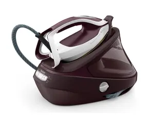 Tefal Pro Express Ultimate II GV9721 tmavě červená / Parní žehlicí stanice / 3000 W / 1.2 l / 7.9 bar / 600 g/min