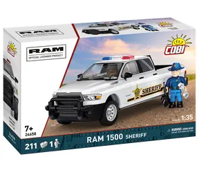 COBI 24658 Dodge RAM 1500 Sheriff / Stavebnice / 211 kostek / 1:35 / 1 figurka / od 7 let