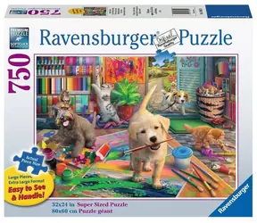 Ravensburger Puzzle Roztomilí umělci XL / 750 dílků