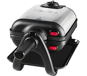 Tefal WM 756D černá / Vaflovač / 1200 W / belgické vafle / otočná komora / vyměnitelné desky