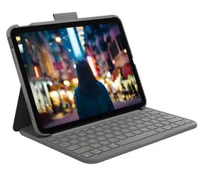 Logitech Slim Folio černá / Pouzdro s klávesnicí / DE layout / pro Apple iPad 10. gen. / Bluetooth