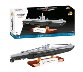 COBI 4858 Ponorka U-47 typ VIIB (II WW) / 165 kostek / 1:300 / od 7 let