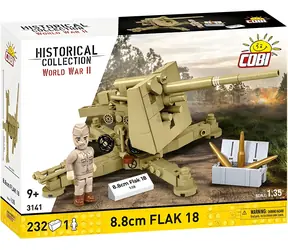 COBI 3141 Flak 18 8,8 cm / Stavebnice / 1:32 / 232 kostek / 1 figurka / od 9 let