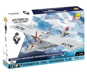 COBI 1384 Dornier Do J Wal "Amundsen" / Stavebnice / 483 dílků / 2 figurky / 1:48 / od 7 let