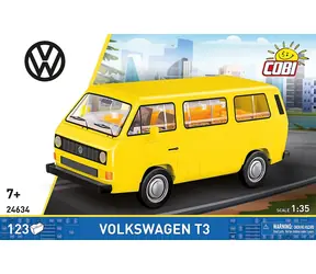 COBI 24634 Volkswagen T3 žlutá / Stavebnice / 1:35 / 123 dílků / od 7 let
