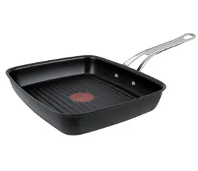 Tefal Jamie Oliver Cooks Classic černá / Grilovací pánev / 23×27 cm / litý hliník / keramický povrch