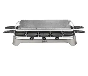 Tefal Pierrade PR457B šedá / Raclette gril / 1350 W / pro 10 osob / 10 pánví