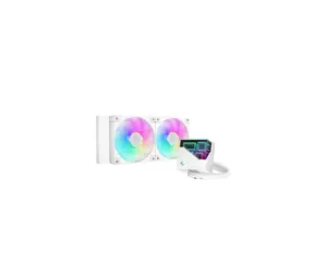 DeepCool LT240 WH bílá / Komplet vodního chlazení / 2x 120mm / ARGB / 2400 RPM / 38.71 dB