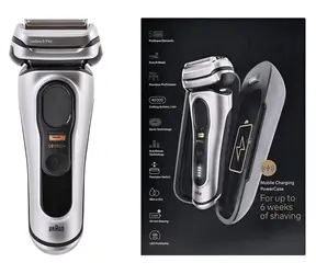 Braun Series 9 Pro+ 9577cc Wet&Dry / Holicí strojek / Pánský / Planžetový / 60 min provoz / Na tvář