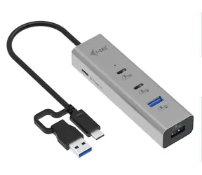 i-tec Universal Charging Metal HUB / USB hub / 2x USB-C + 2x USB-A / PD 85W
