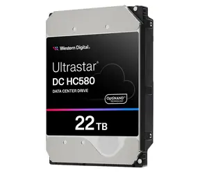 WD Ultrastar DC HC580 22TB / HDD / 3.5" SATA III / 7 200 rpm / 512MB cache / 5y