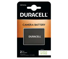 Duracell DRFW126 černá / Baterie pro fotoaparát / Li-Ion / 1140mAh / pro Fujifilm NP-W126