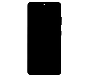 For Samsung Galaxy S21 Ultra SM-G998 Phantom Black / Náhradní displej / OLED / čtečka otisků / s dotykem a krytem
