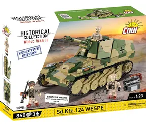 COBI 2598 II WW Wespe Executive Edition / Stavebnice / 860 kostek / 3 figurky / 1:28 / od 9 let