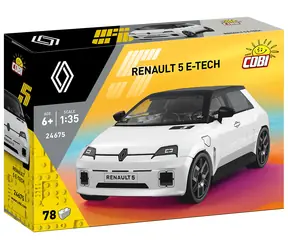 COBI 24675 Renault 5 E-Tech bílá / Stavebnice / 1:35 / 78 dílků / od 6 let
