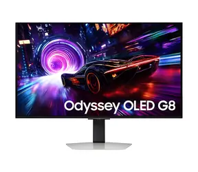 32" Samsung Odyssey S32FG814SU stříbrná / Monitor / QD-OLED / 3840x2160 / 240Hz / 0,03ms / HDMI + DP / VESA
