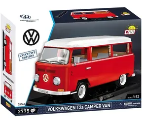 COBI 24361 Volkswagen T2a Camper Van červená/bílá / Stavebnice / Executive Edition / 2775 dílů / 1:12 / od 10 let