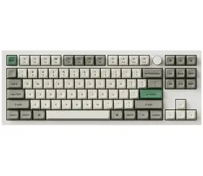 Keychron Q3 Max (Gateron Jupiter Banana) bílo-šedá / Klávesnice / Mechanická / Banana switch / Bezdrátová