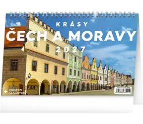 Notique Krásy Čech a Moravy 2027 / Stolní kalendář / 53 fotografií / 23,1 × 14,5 cm