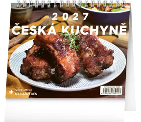 NOTIQUE Česká kuchyně 2027 / Stolní kalendář / 16,5 x 13 cm / 53 receptů