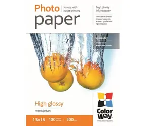 COLORWAY Fotopapír / Vysoce lesklý / 13x18 / 100 listů
