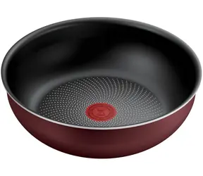 Tefal Ingenio L7247702 vínová-černá / Pánev wok / 26 cm / odnímatelná rukojeť / indukce