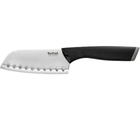 Tefal Comfort K2213644 Santoku černá / Kuchyňský nůž / nerezová ocel / 12,5 cm