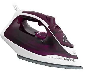 Tefal FV2835E0 fialovo-bílá / Napařovací žehlička / 2400 W / 30 g/min / 270 ml / Cerilium