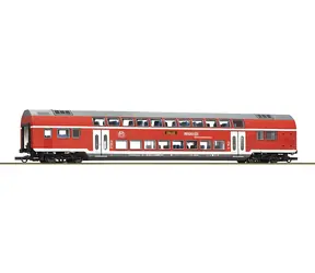 Roco 6200146 Dvoupatrový vůz DBpza 2. třídy DB AG VI / Osobní vůz / měřítko H0 (1:87) / délka 308 mm / LED osvětlení