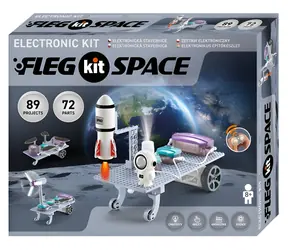 Boffin Fleg Space / Elektronická stavebnice / 89 projektů / 72 součástek / od 8 let