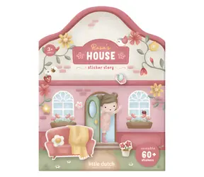 Little Dutch Knížka se samolepkami Dům Rosa / Samolepková kniha / od 3 let