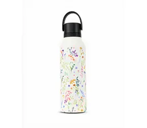 Runbott Mii 600 ml Leaves / Termoláhev / vakuová izolace / nerezová ocel 304 / horké 24 h / studené 32 h