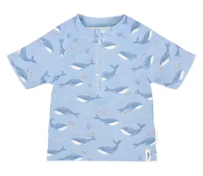 Little Dutch Ocean Splash vel. 86/92 / Plavecké triko / krátký rukáv / recyklovaný nylon