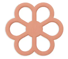 Jollein Flower Coral Rose / Kousátko / silikon / BPA free / od narození