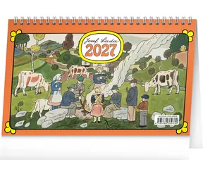 NOTIQUE Josef Lada 2027 / Stolní kalendář / Týdenní / 23,1 × 14,5 cm