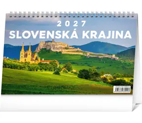 NOTIQUE Stolní kalendář Slovenská krajina 2027 / Stolní kalendář / 23,1 × 14,5 cm