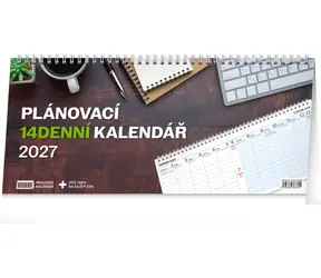 NOTIQUE Pracovní 14denní 2027 / Stolní kalendář / 33 × 14,5 cm