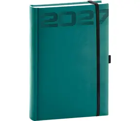 NOTIQUE Aprint Top 2027 petrolejový / Denní diář / 15 × 21 cm