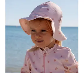Little Dutch Dreamy Seashells vel. 3 / Dětský klobouček / 2–4 roky / recyklovaný nylon