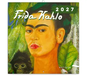 NOTIQUE Frida Kahlo 2027 / Poznámkový kalendář / 30 × 30 cm / září 2026–prosinec 2027
