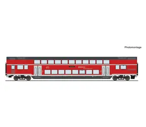Roco 6220146 DBpza DB AG / Dvoupatrový osobní vůz 2. třídy / H0 (1:87) / epocha VI / LED osvětlení / délka 308 mm