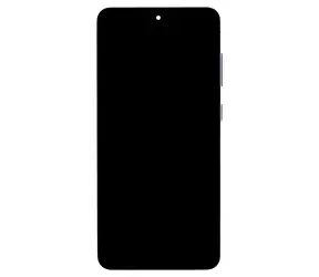 For Samsung SM-G990B Galaxy S21 FE grafitová / Náhradní OLED displej / Dotyk / Přední kryt