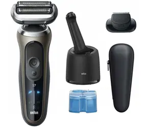 Braun Series 7 72-C7200CC zlatá / Holicí strojek / Planžetový / Wet&Dry / 60 min provoz / čisticí stanice