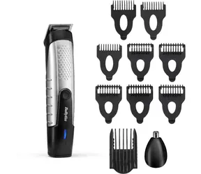 BaByliss T812E / Zastřihovač vousů / 80 min provoz / 10 nástavců / omyvatelný