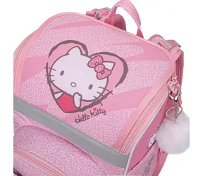 BAAGL Školní aktovka Zippy Plus Hello Kitty Sweet Leopard / GRS / 21 l / vhodná od 1. třídy ZŠ
