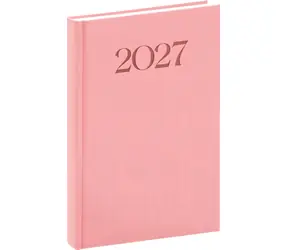 NOTIQUE Biella 2027 růžový / Denní diář / 15 × 21 cm