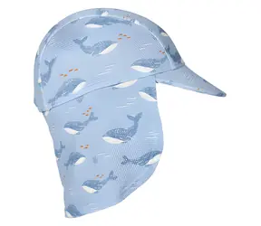 Little Dutch Ocean Splash vel. 3 / Kšiltovka s ochranou krku / 2–4 roky / recyklovaný nylon